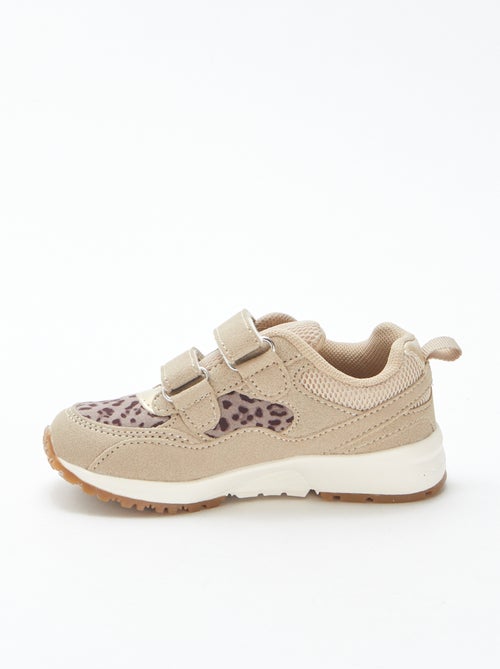 Zapatillas estilo running de leopardo - Kiabi