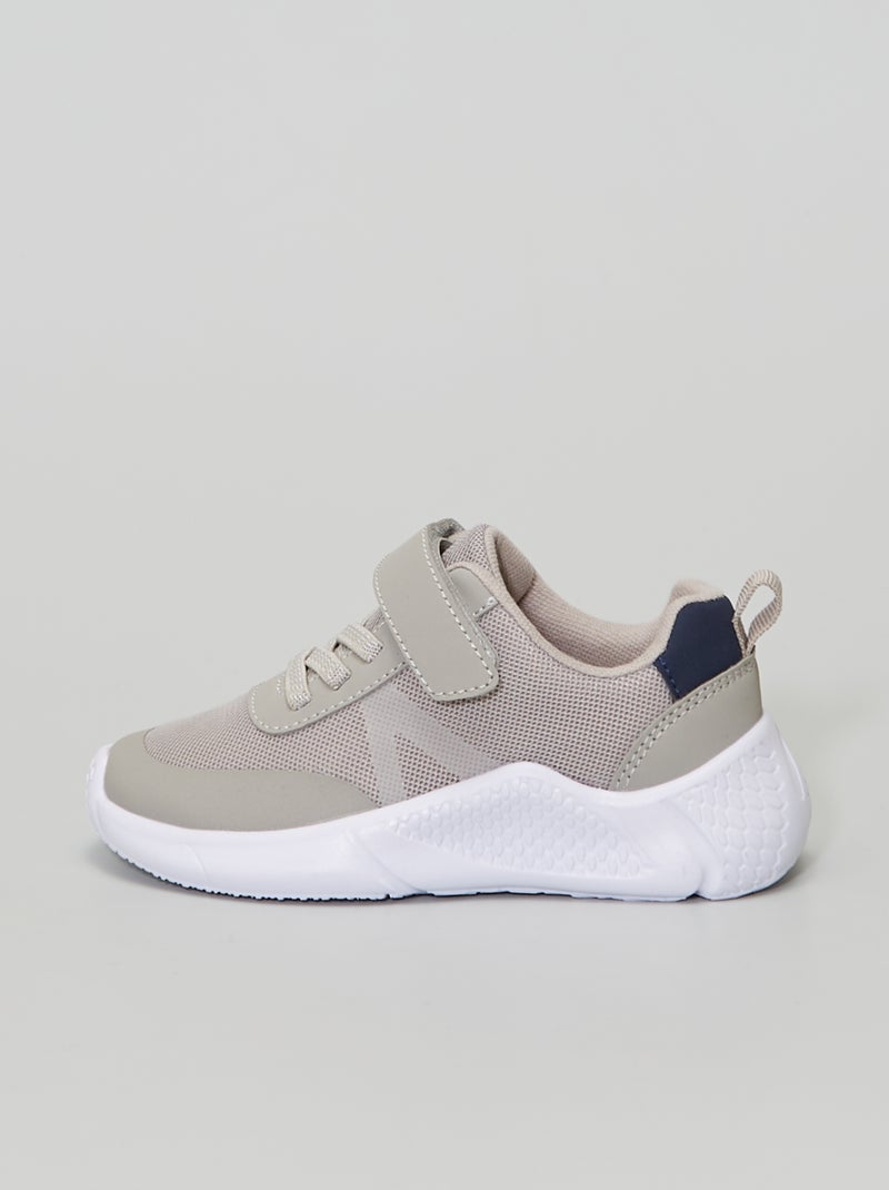 Zapatillas estilo running GRIS - Kiabi