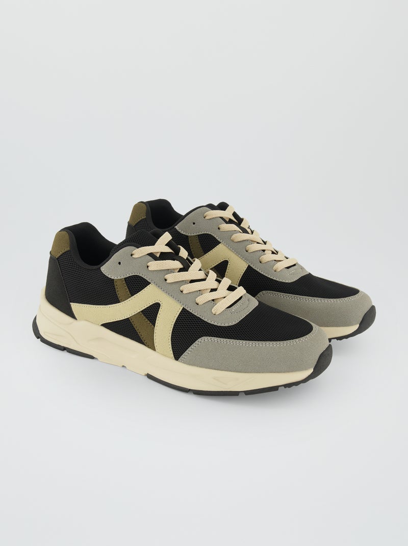 Zapatillas estilo running KAKI - Kiabi