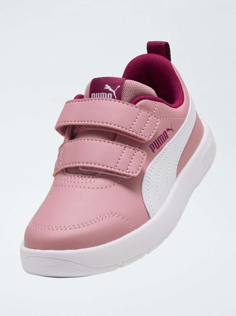 Zapatillas estilo running 'PUMA' con velcro Rosa - Kiabi
