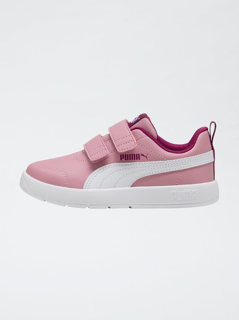 Zapatillas estilo running 'PUMA' con velcro Rosa - Kiabi