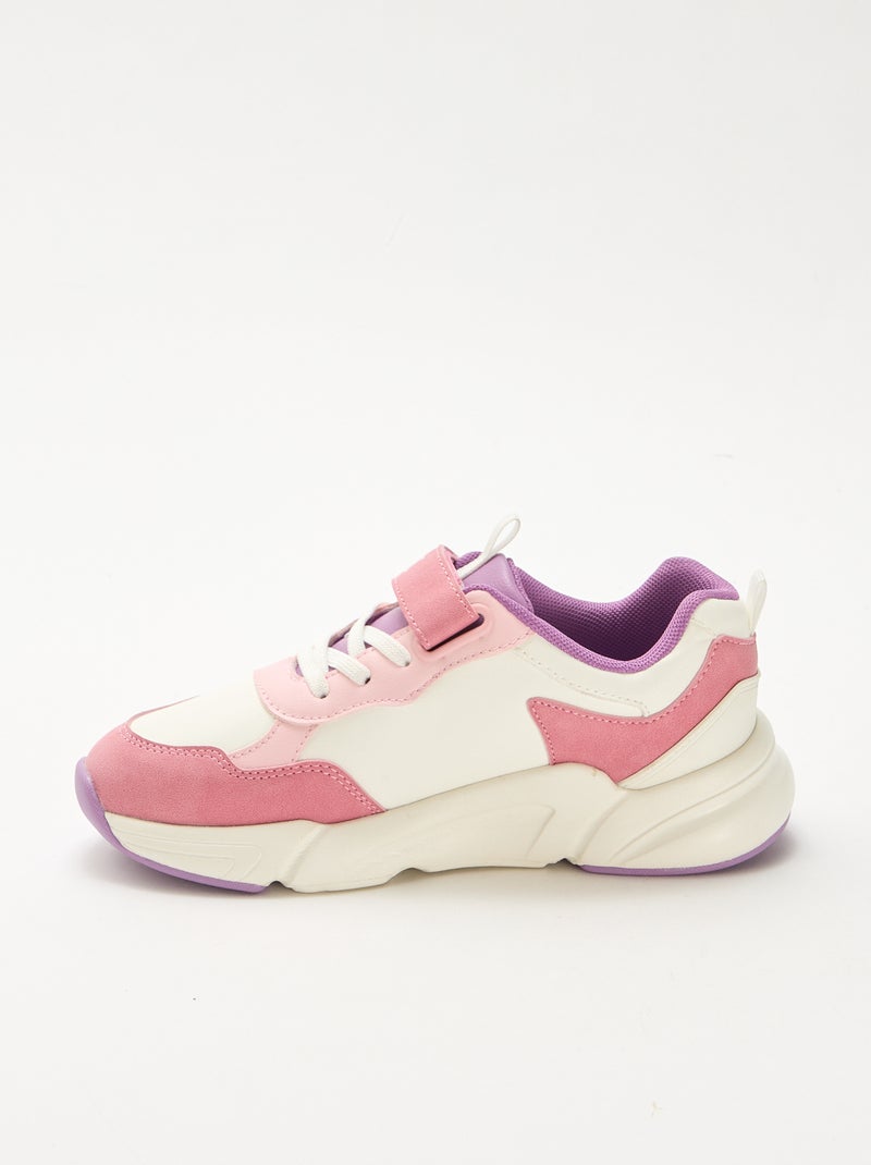 Zapatillas estilo running 'Stitch' Blanco - Kiabi
