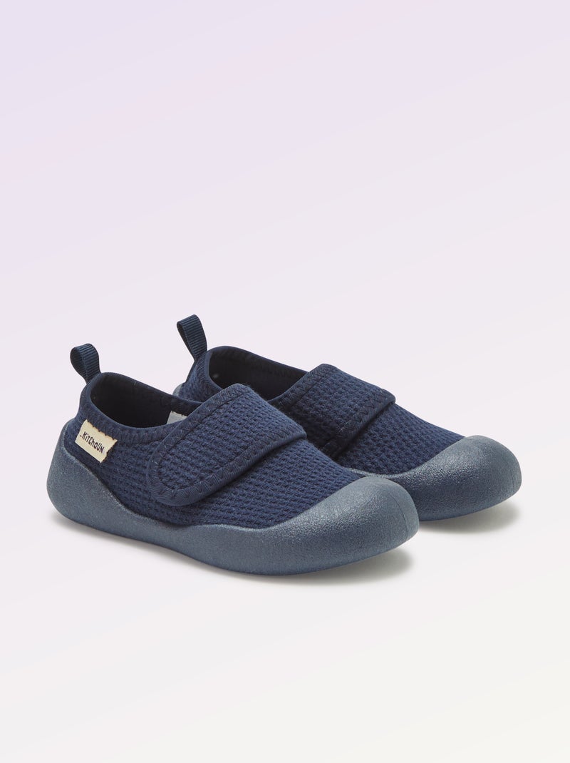 Zapatillas flexibles de caña baja motricidad 3  - Kitchoun azul - Kiabi