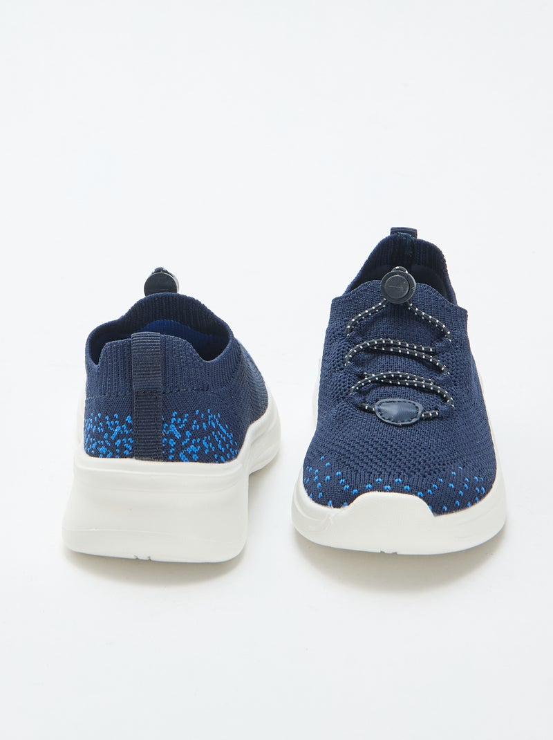 Zapatillas flyknit ajustables con tope Azul - Kiabi