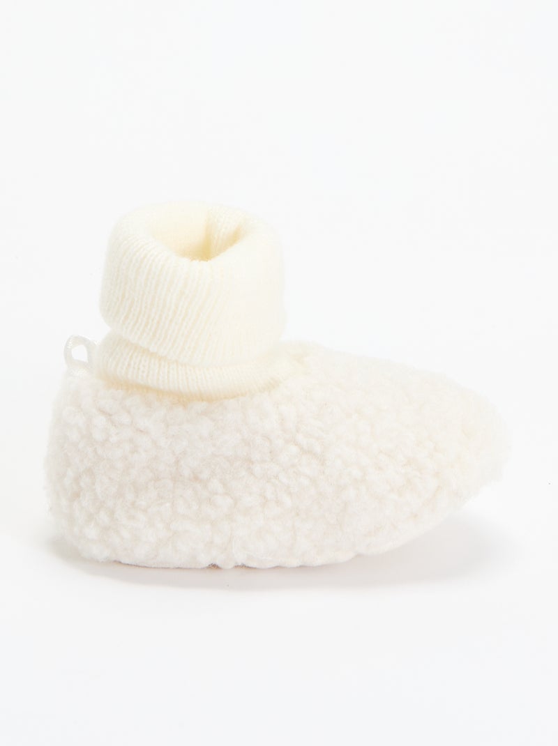 Zapatillas forradas Blanco - Kiabi