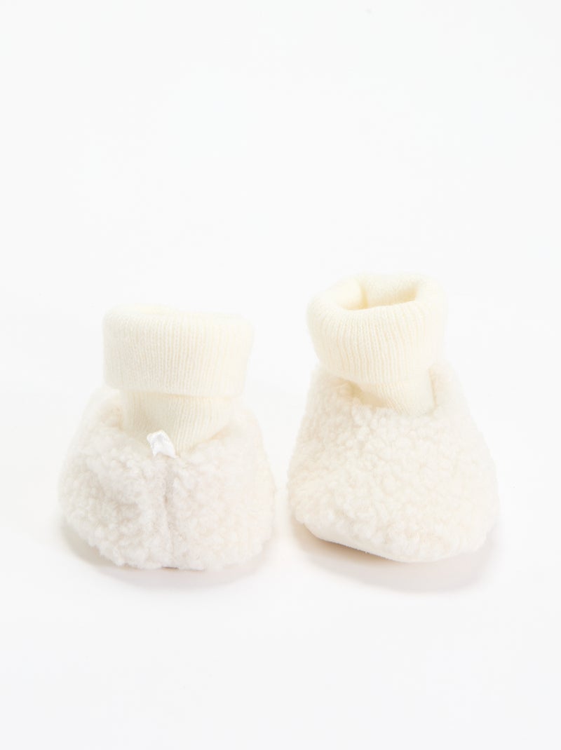 Zapatillas forradas Blanco - Kiabi