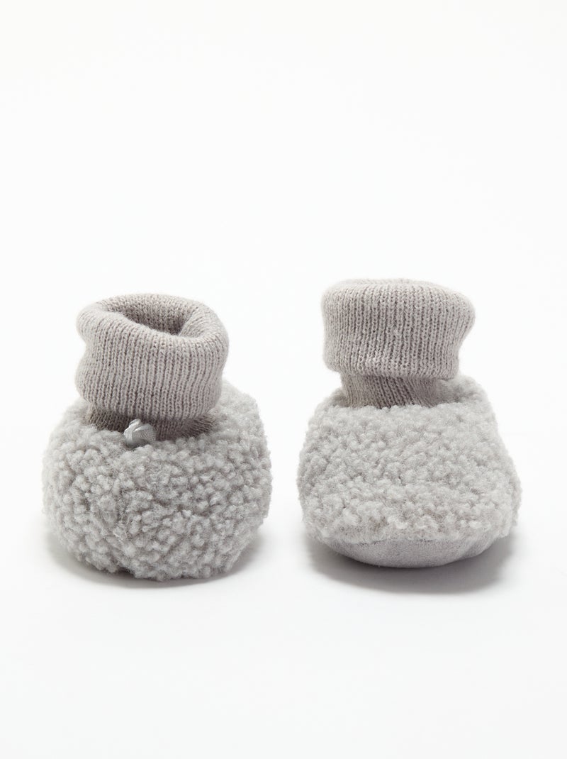 Zapatillas forradas Gris - Kiabi