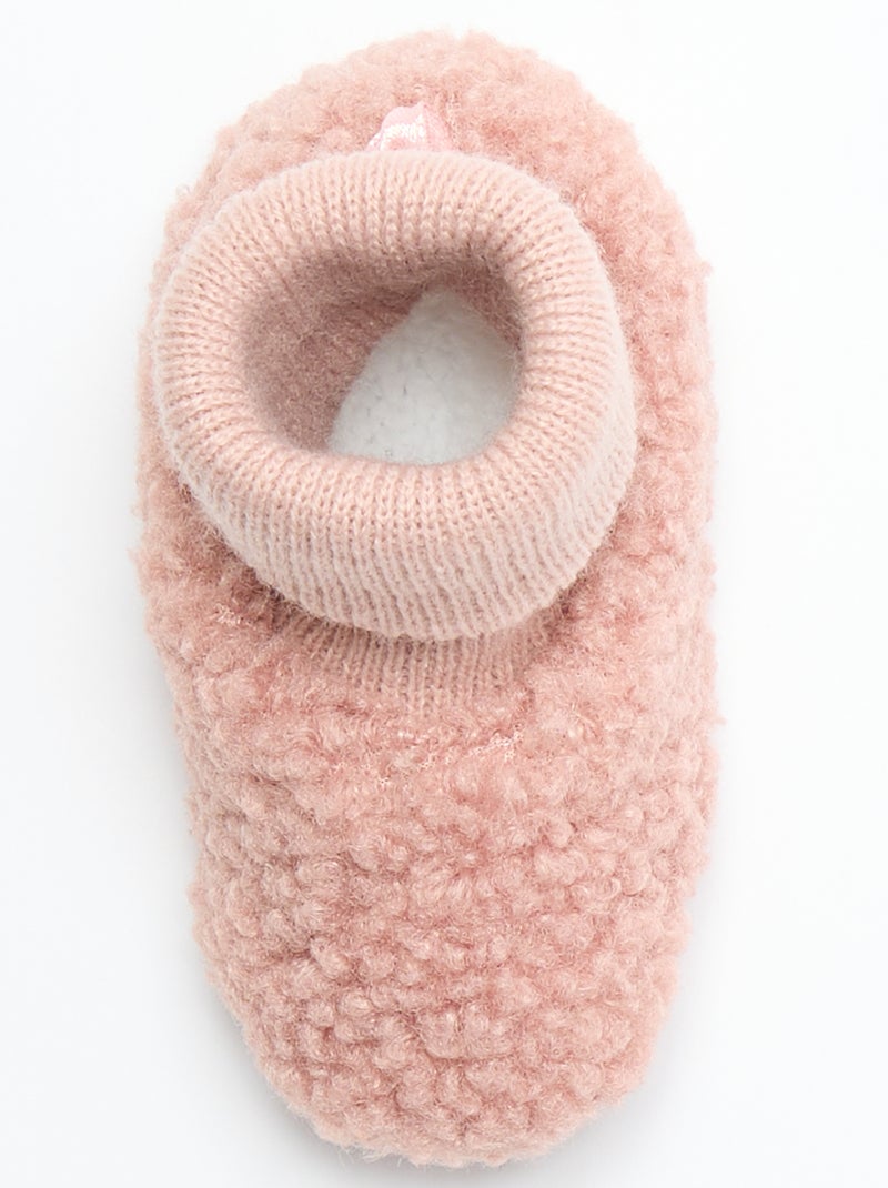 Zapatillas forradas Rosa - Kiabi