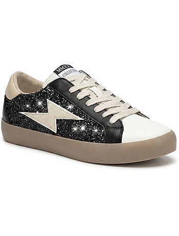 Zapatillas Glitter Plataforma Rayo Mujer OZABI MMXXIV