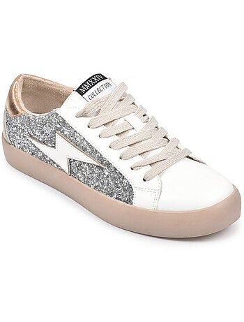 Zapatillas Glitter Plataforma Rayo Mujer OZABI MMXXIV