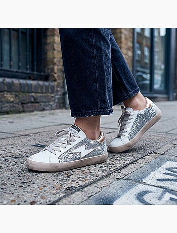 Zapatillas Glitter Plataforma Rayo Mujer OZABI MMXXIV
