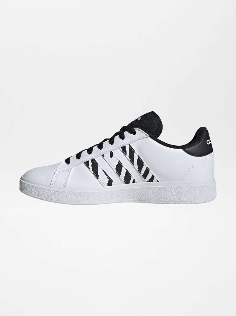 Zapatillas 'Grand court' 'cebra' 'Adidas' blanco - Kiabi