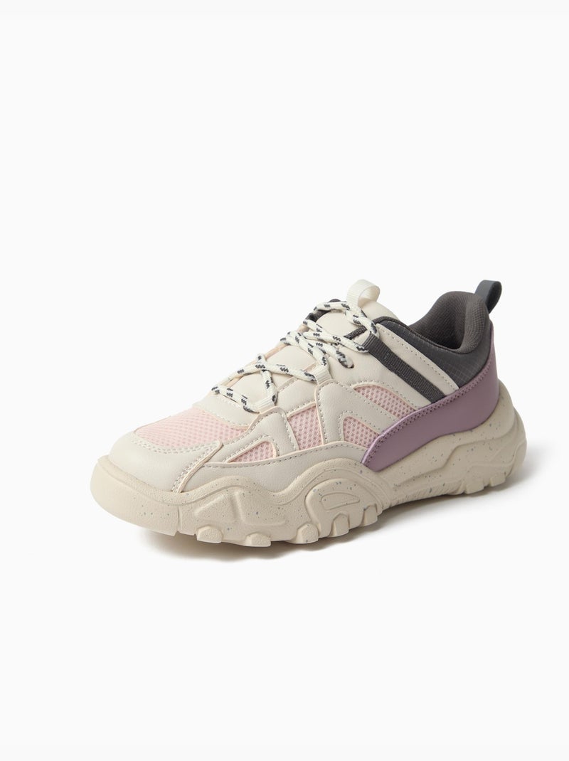 Zapatillas gruesas, mo fashion Rosa - Kiabi