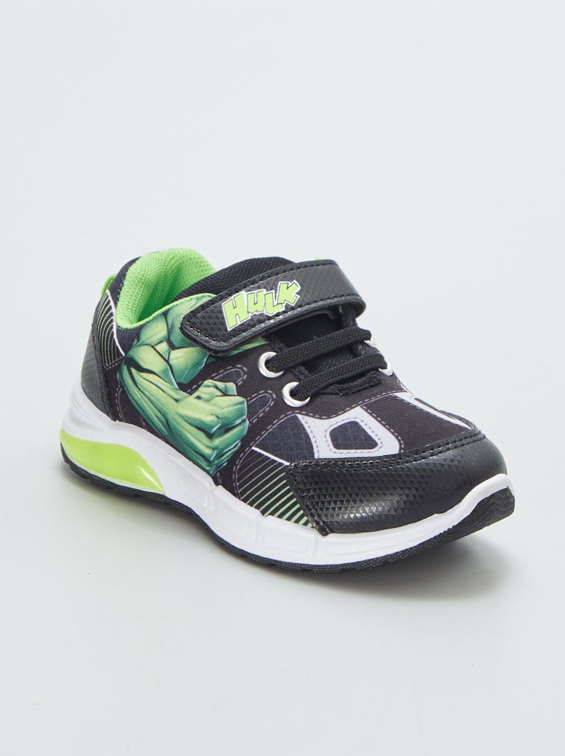 Zapatillas 'Hulk' 'Marvel' LED NEGRO - Kiabi