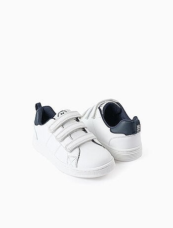 Zapatillas infantiles 'zy 1996', blanco/azul oscuro