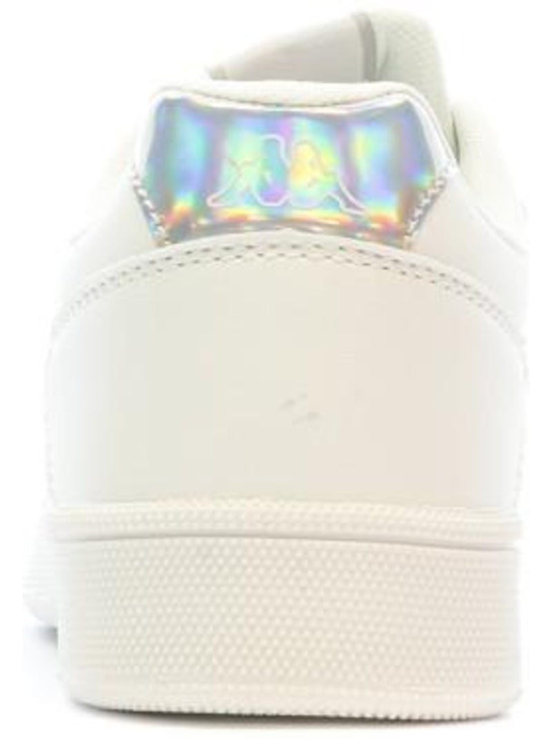 Zapatillas Kappa para Mujer Blanco Plateado - Kiabi