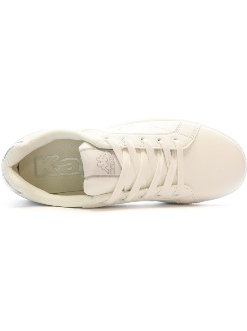 Zapatillas Kappa para Mujer Blanco Plateado - Kiabi