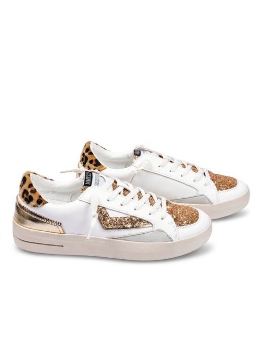 Zapatillas Leopardo Glitter Mujer Plataforma MMXXIV OZABI - Kiabi Zapatillas Leopardo Glitter Mujer Plataforma MMXXIV OZABI - Kiabi