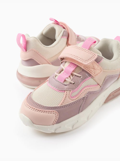 Zapatillas ligeras, en piel sintética, mezcladas - Kiabi