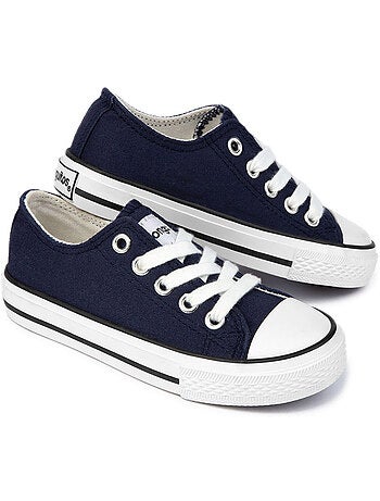 Zapatillas lona clasica azul marino