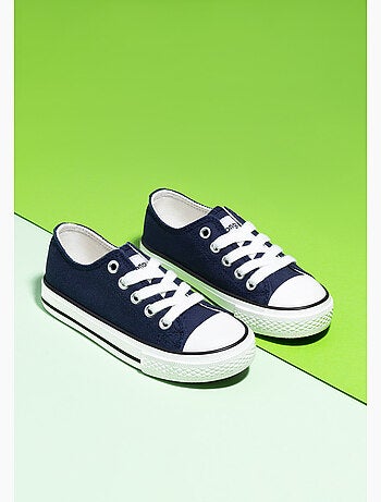Zapatillas lona clasica azul marino