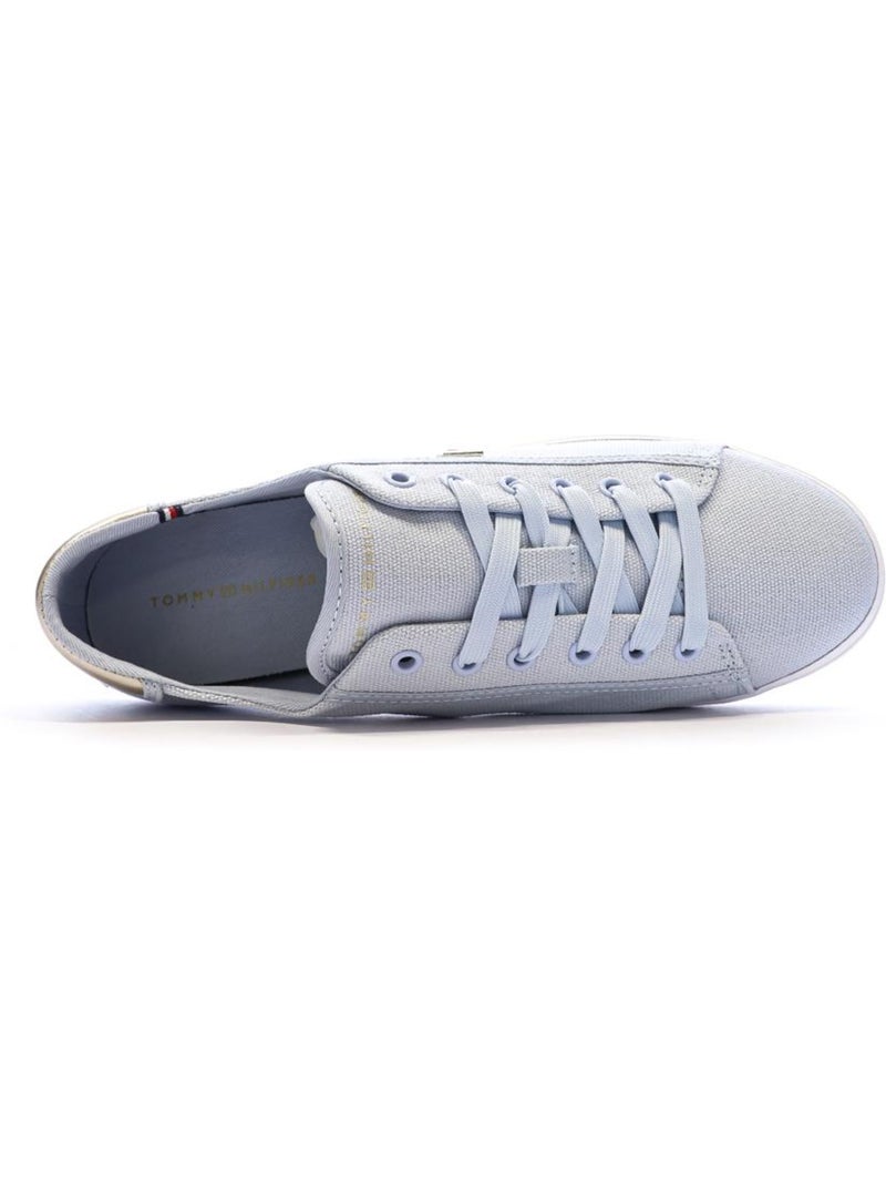 Zapatillas Lona Mujer Tommy Hilfiger Azul - Kiabi