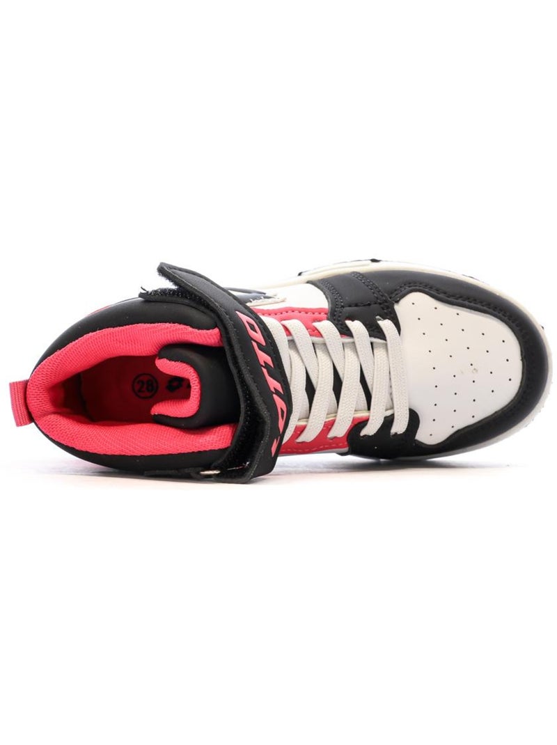 Zapatillas Lotto para niño - Blanco / Negro / Rojo - Kiabi