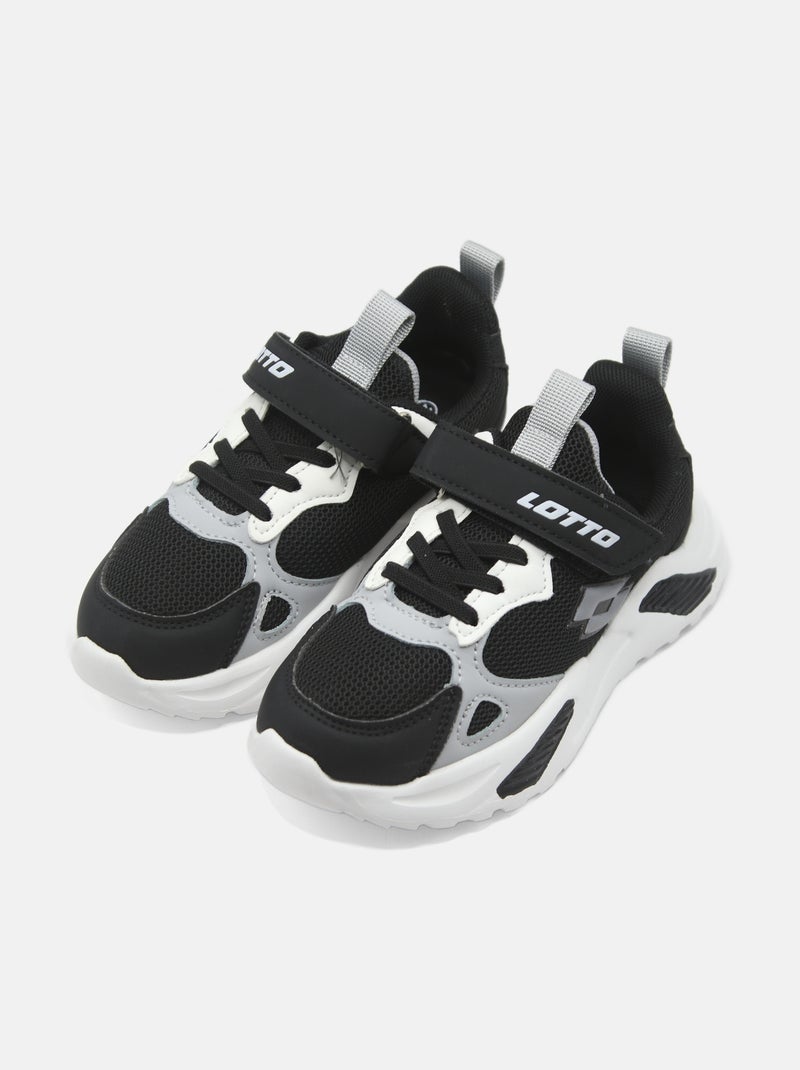 Zapatillas Lotto para niño, Negro Blanco - Kiabi