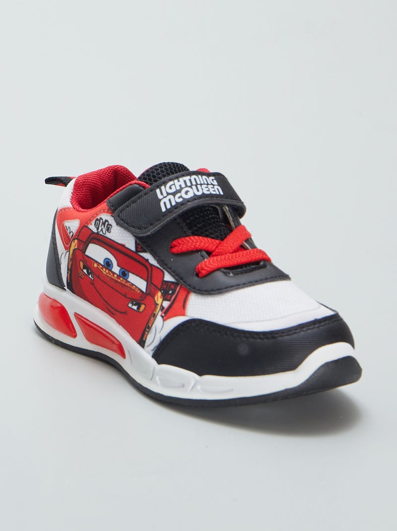 Zapatillas luminosas 'Cars' blanco - Kiabi