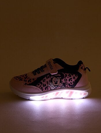 Zapatillas luminosas con estampado de 'Minnie'