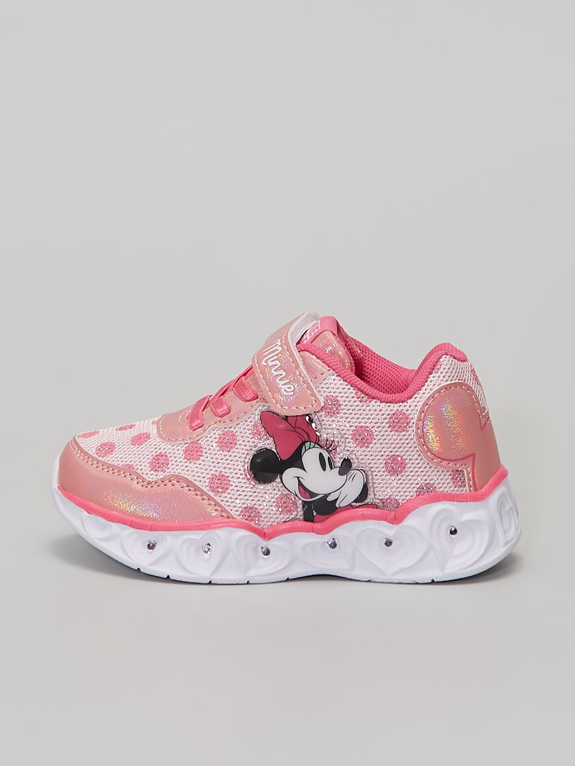 Zapatillas luminosas 'Minnie Mouse' ROSA - Kiabi