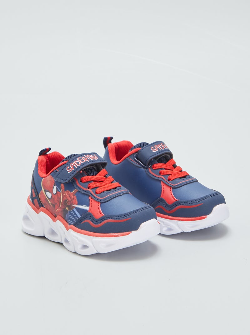 Zapatillas luminosas 'Spider-Man' azul - Kiabi