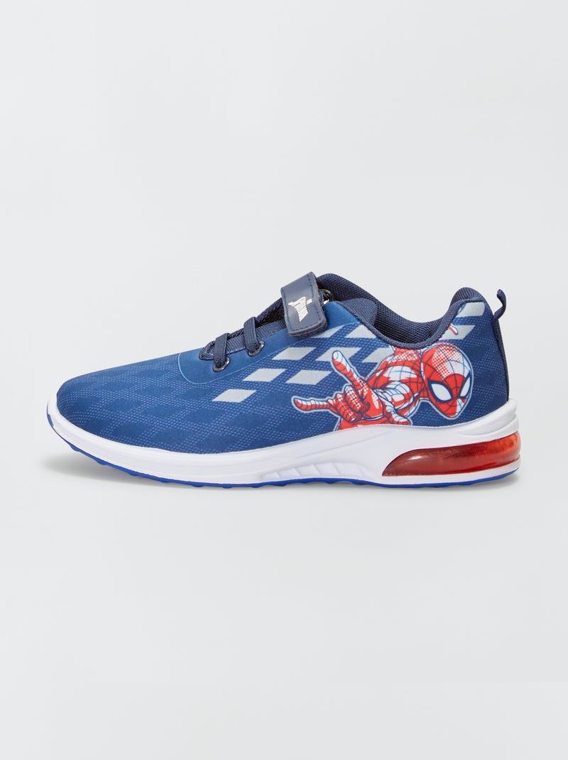 Zapatillas luminosas 'Spider-Man' azul navy - Kiabi