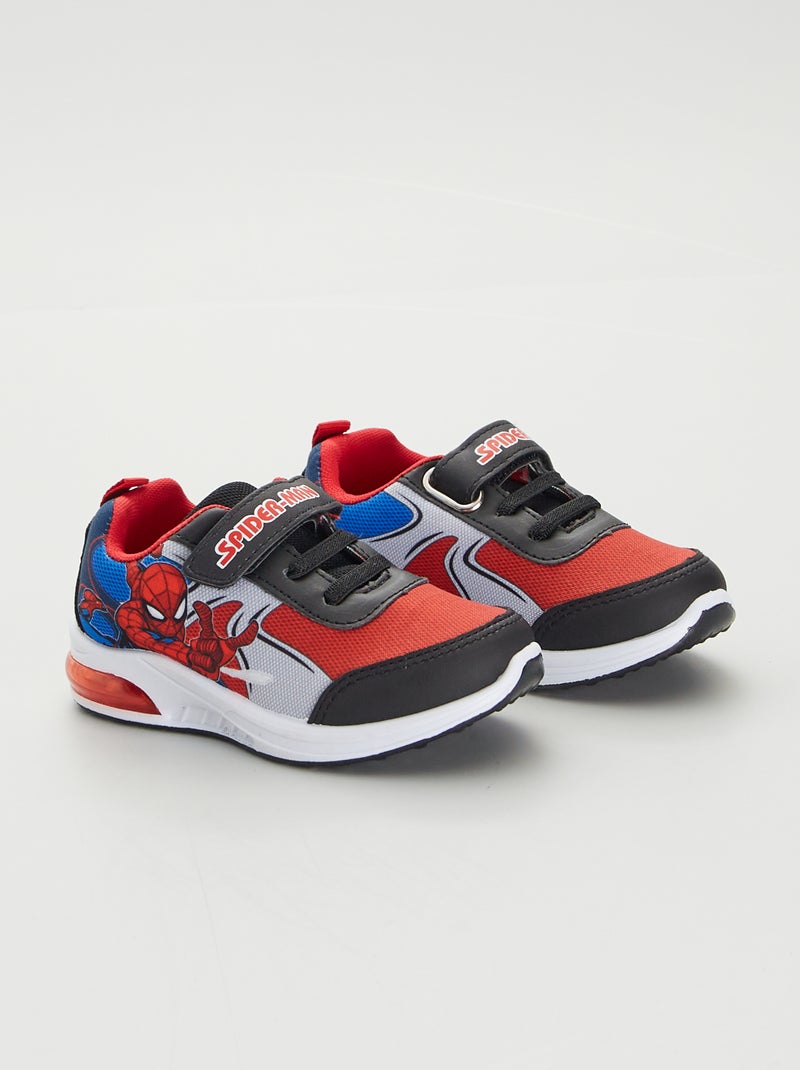 Zapatillas luminosas 'Spider-Man' 'Marvel' NEGRO - Kiabi