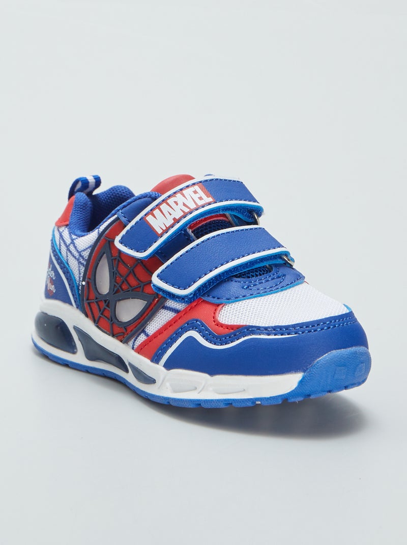 Zapatillas luminosas 'Spiderman' azul - Kiabi