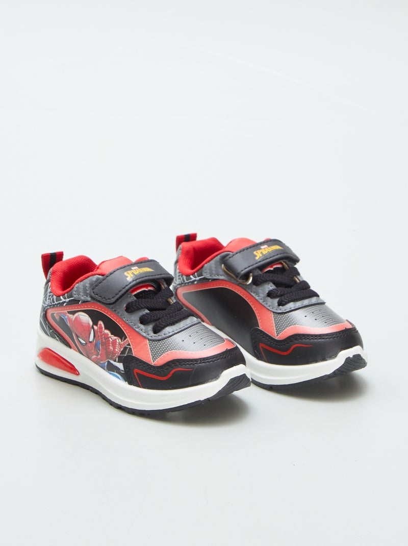 Zapatillas luminosas 'Spiderman' NEGRO - Kiabi