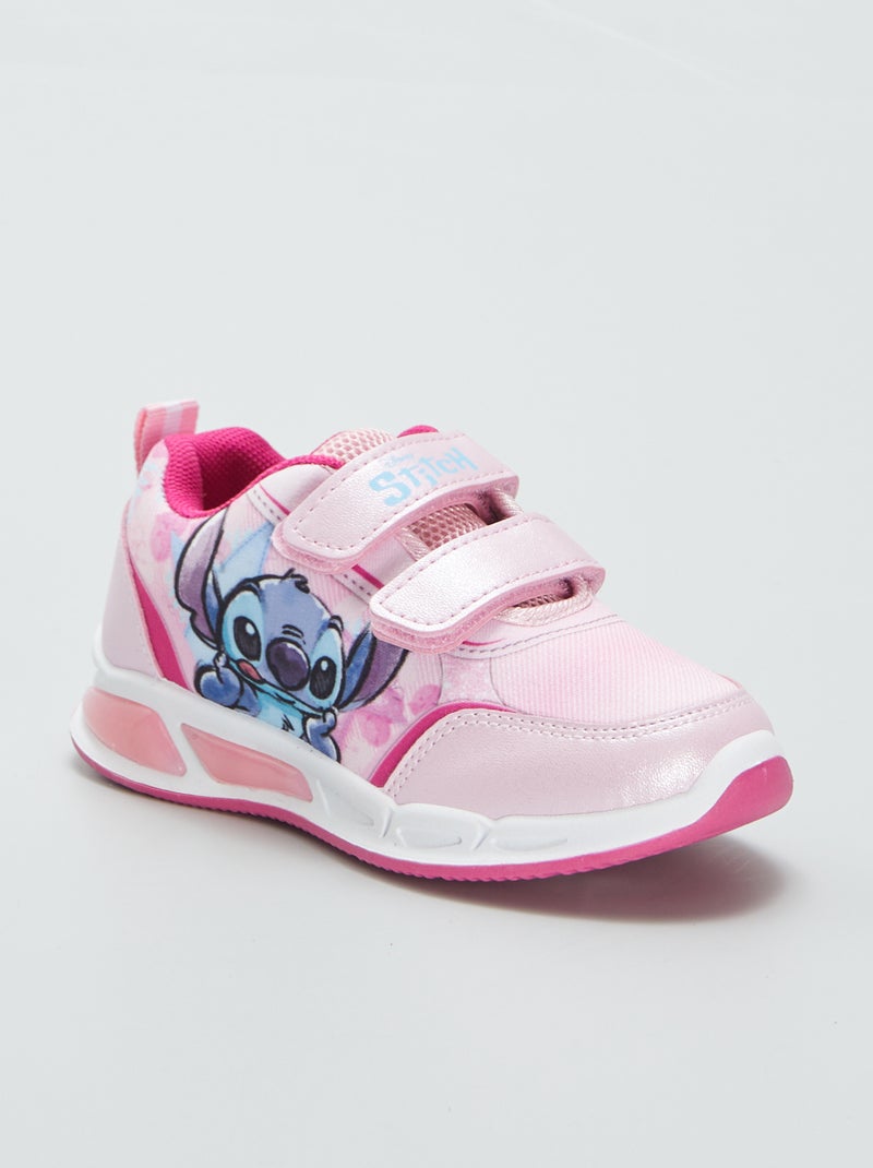 Zapatillas luminosas 'Stitch' ROSA - Kiabi