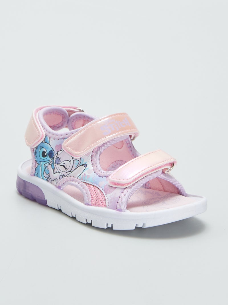 Zapatillas luminosas 'Stitch' ROSA - Kiabi