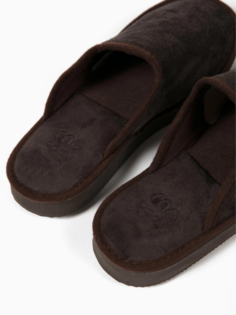 Zapatillas marrones de dormitorio, MO Fashion Marrón - Kiabi