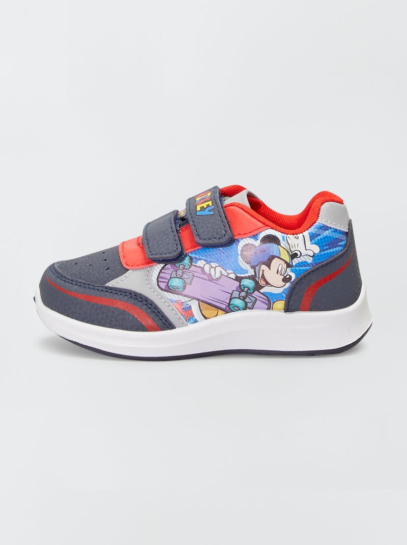 Zapatillas 'Mickey' con velcros azul navy - Kiabi