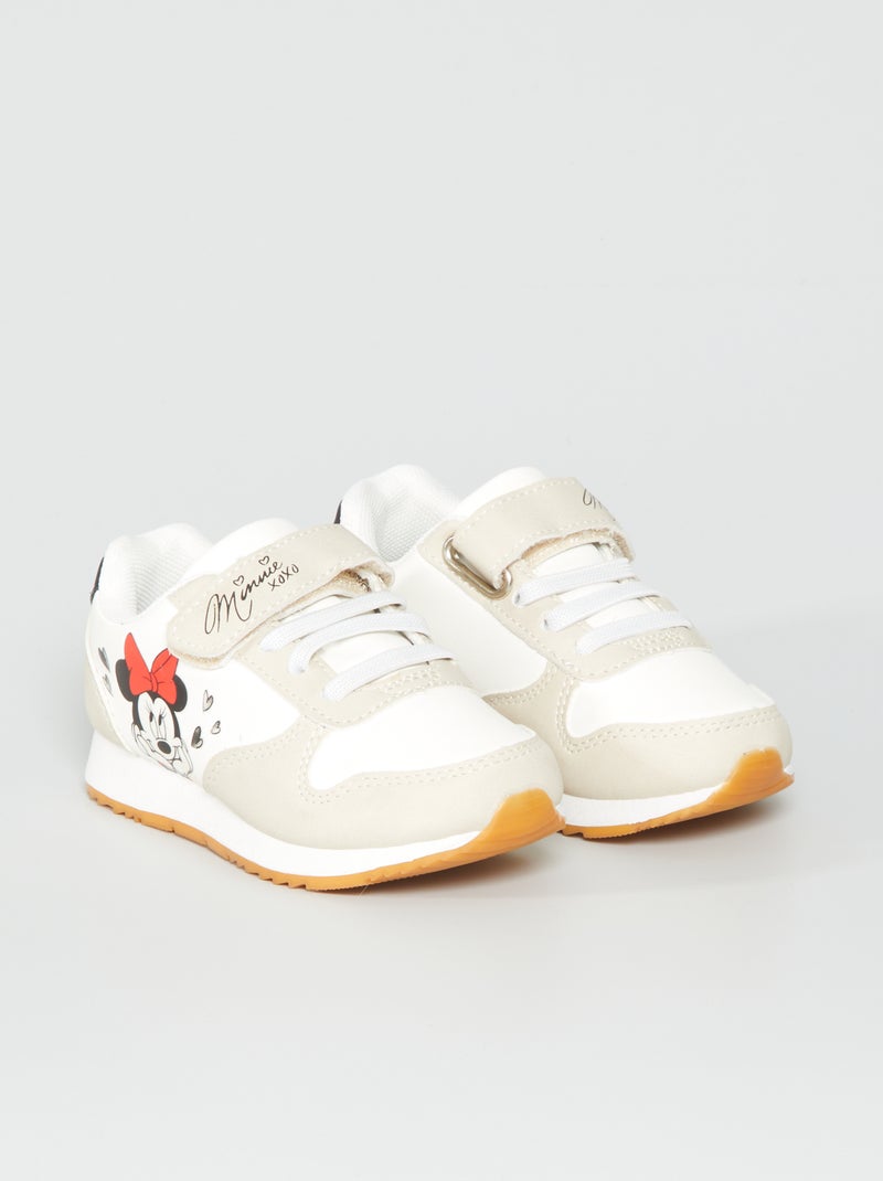 Zapatillas 'Minnie' con velcro BEIGE - Kiabi