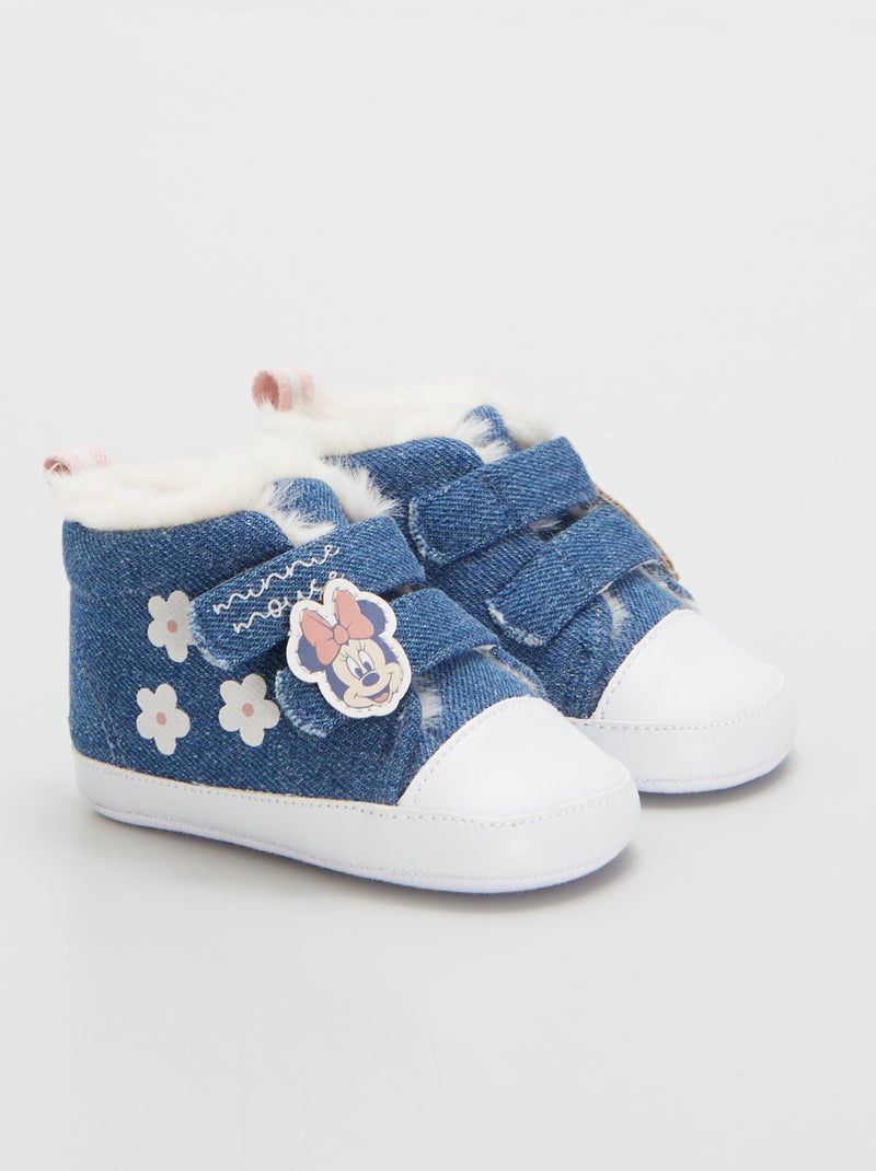 Zapatillas 'Minnie' de 'Disney' con pelo AZUL - Kiabi