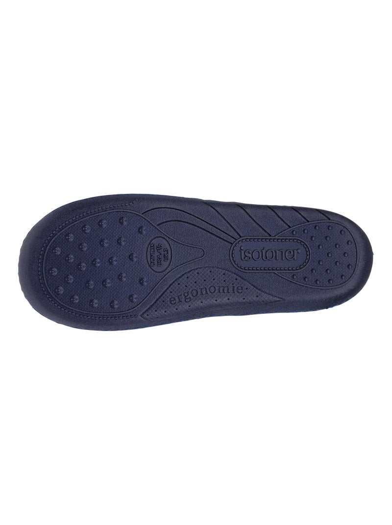 Zapatillas mocasines ante ultra suave, suela ergonómica de niño Isotoner Azul marino - Kiabi