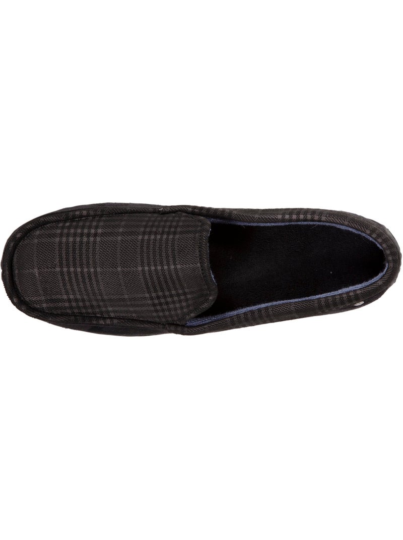 Zapatillas mocasines en ante, suela de goma hombre isotoner Negro Marrón - Kiabi