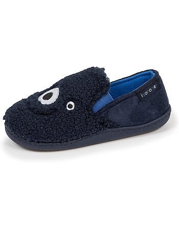 Zapatillas mocasines en sherpa, suela antideslizante niño isotoner