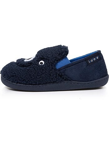 Zapatillas mocasines en sherpa, suela antideslizante niño isotoner