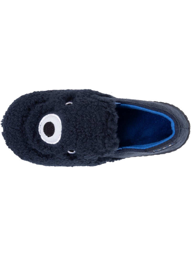 Zapatillas mocasines en sherpa, suela antideslizante niño isotoner Azul marino - Kiabi