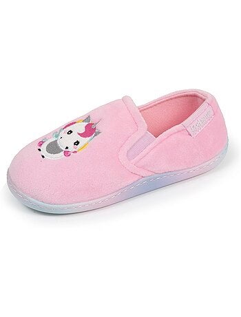 Zapatillas mocasines fácil de poner, suela antideslizante niña isotoner