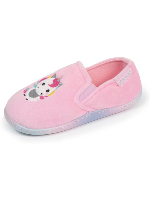 Zapatillas mocasines fácil de poner, suela antideslizante niña isotoner - Kiabi