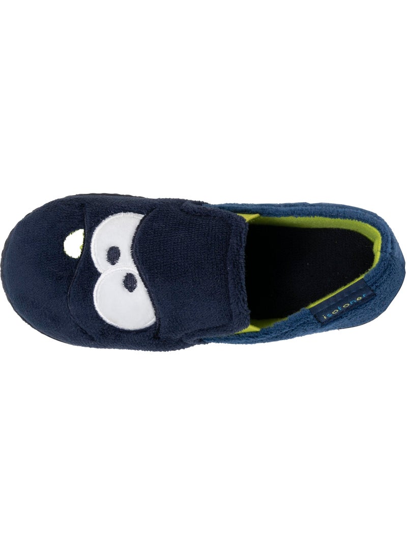 Zapatillas mocasines fácil de poner, suela antideslizante niño isotoner Azul marino - Kiabi
